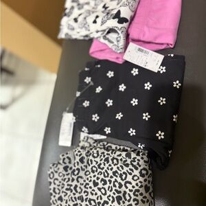 The Children's Place Leggings - Pink, Black, White